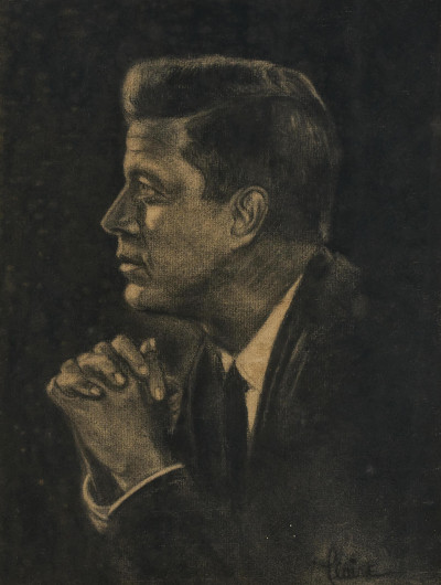 Image for Lot Unknown Artist - Untitled (John F. Kennedy)