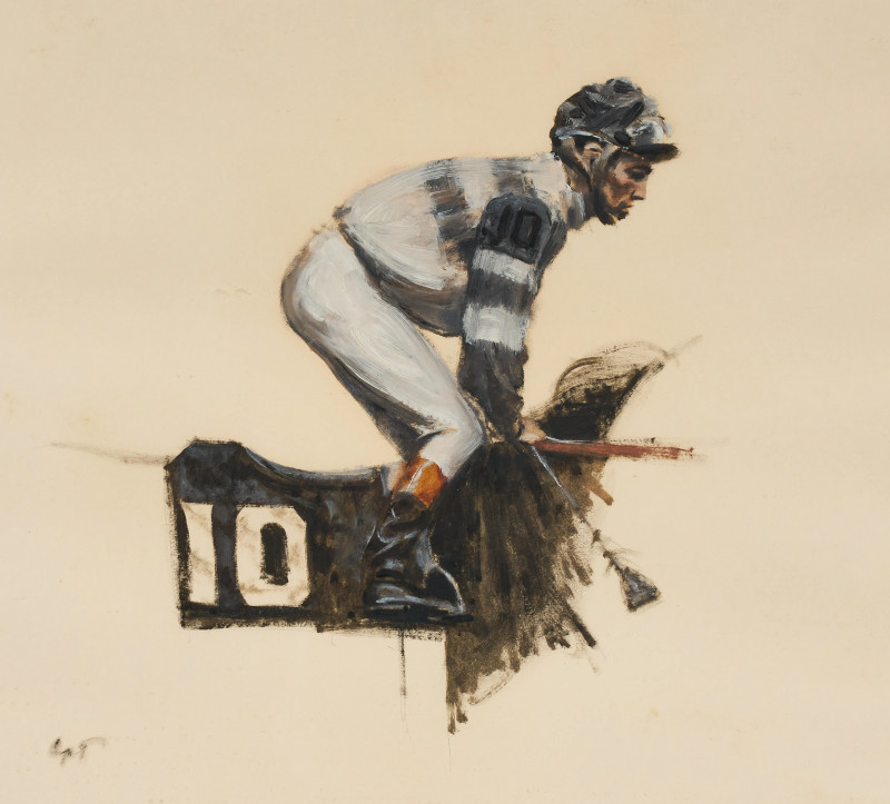 Charles Apt - Untitled (Jockey detail)