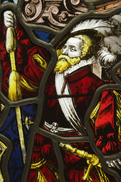 The Schaffhausen Leaded Stained Glass Panel