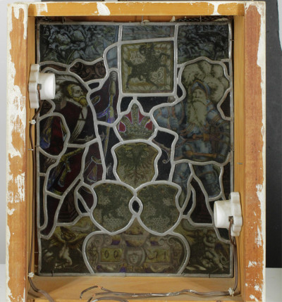 The Schaffhausen Leaded Stained Glass Panel