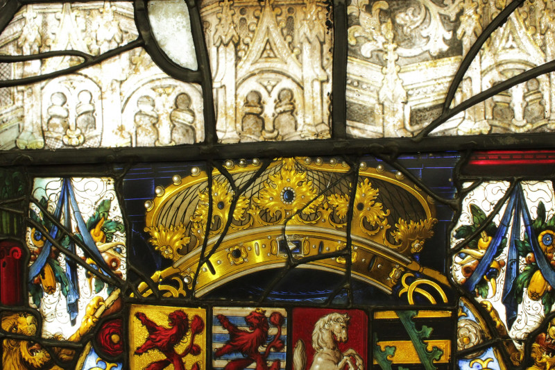 Arms of Victor Amadeus I Duke Savoy Window 1635