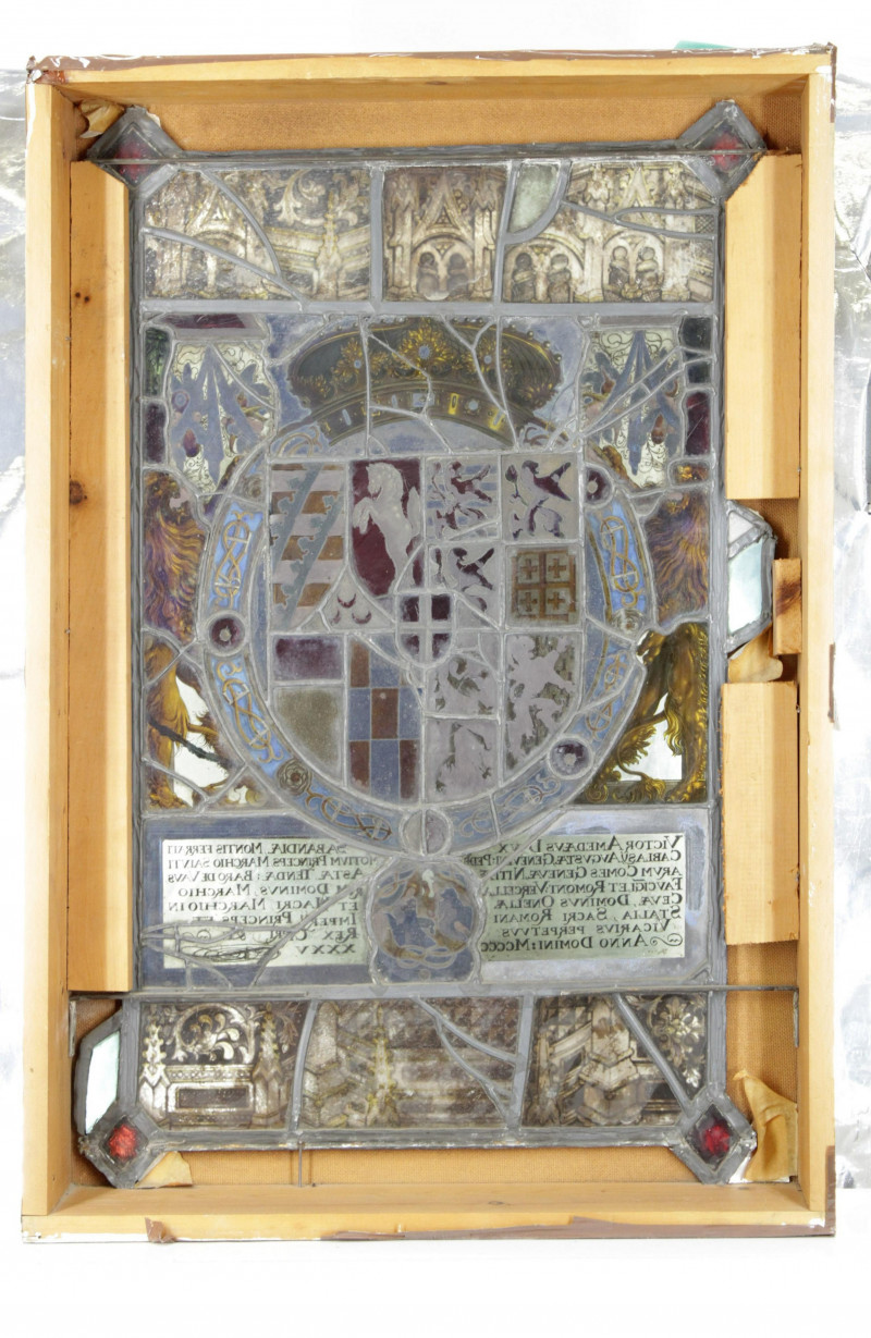 Arms of Victor Amadeus I Duke Savoy Window 1635