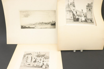 Image for Lot Three Etchings: SChamberlain; WD Macleod