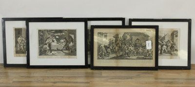 Image for Lot 5 Engravings by TCook after William Horgath