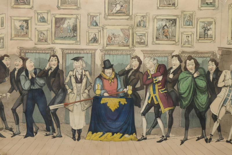 'The Mattheworama for 1827' 2 color etchings