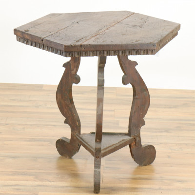 Image for Lot Italian Baroque Style Hexagonal Occasional Table
