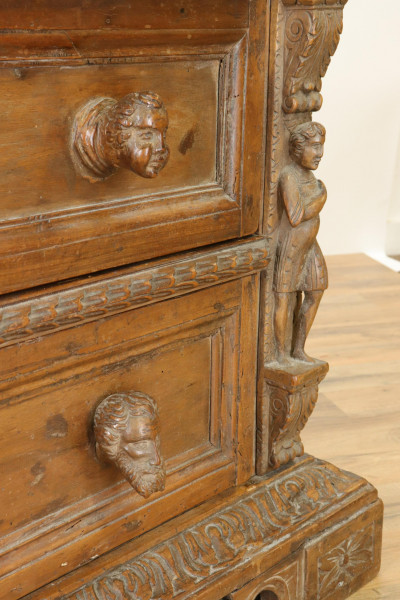 Italian Baroque Style Large Chest of Drawers