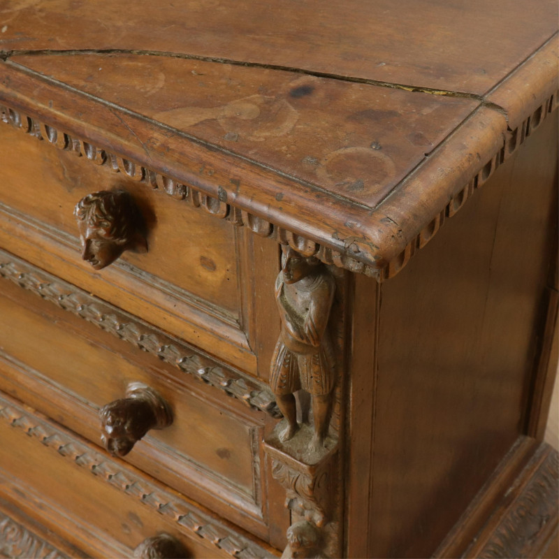 Italian Baroque Style Large Chest of Drawers