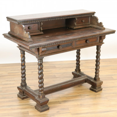 Image for Lot Italian Baroque Style Library Table