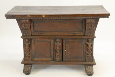 Image for Lot Italian Northern Baroque Library Table