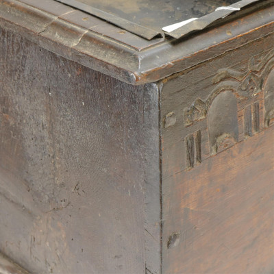 Continental Baroque Style Coffer on Stand