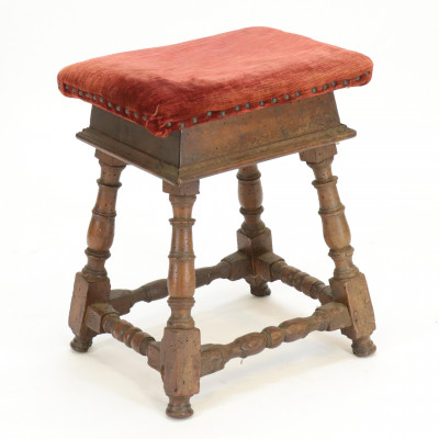 Image for Lot Continental/Tyrolian Joint Stool