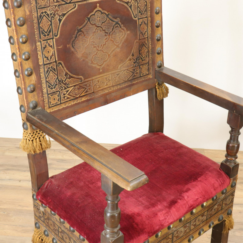Spanish Baroque Style Arm Chair