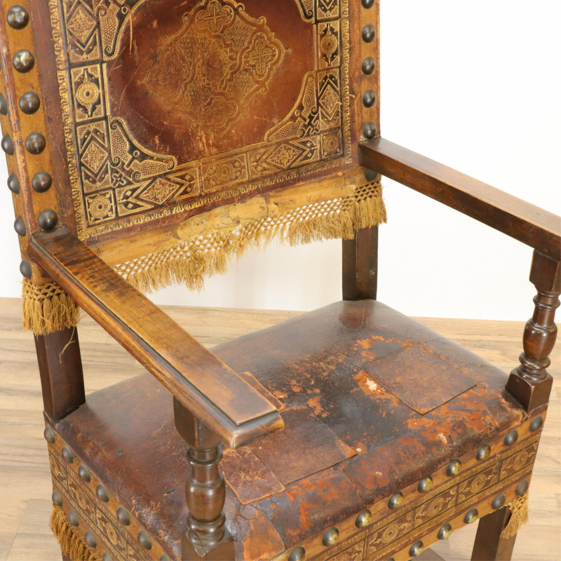 Spanish Baroque Style Arm Chair