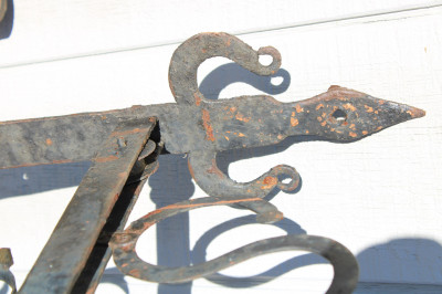 Wrought Iron Pulley Bracket Straps
