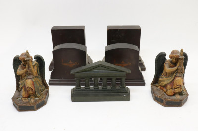 Image for Lot 3 Pairs Bookends 1 Single
