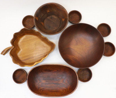 Image for Lot 10 Wood Bowls
