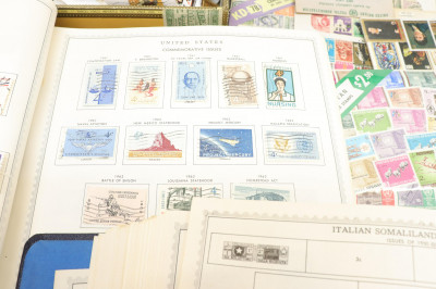Large Group of Cancelled Postage Stamps