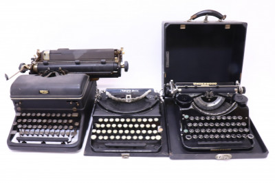 Image for Lot 3 Typewriters; Royal Underwood Porto