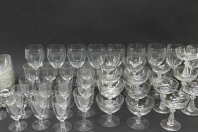Image for Lot Group of Clear Glasses