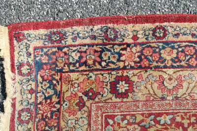 Lavar Kirman Room Size Carpet Iran c 1900 15 x