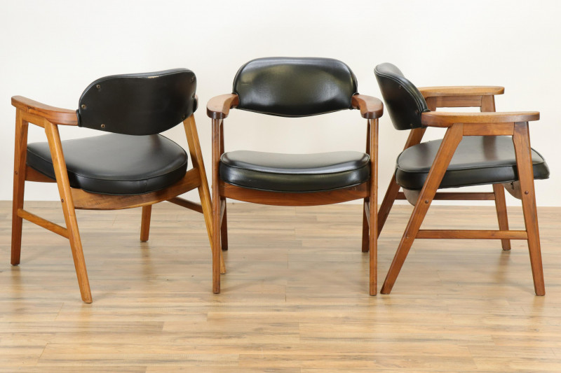 7 ECK Adams Corp Mid Century Modern Arm Chairs