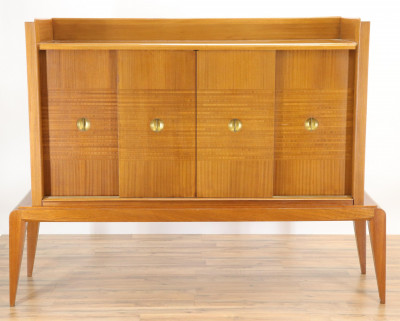 Image for Lot Art Deco Inlaid Buffet Cabinet