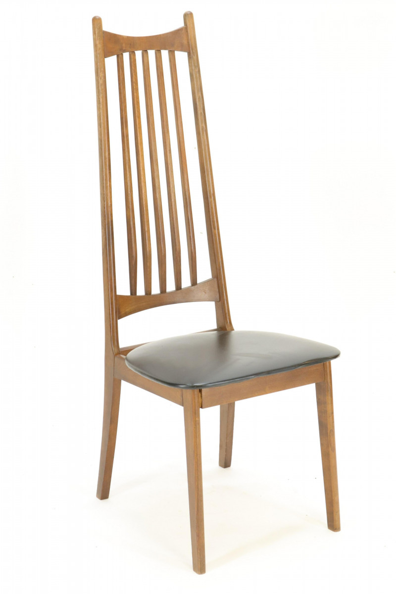 Mid Century Modern Walnut Table Chairs