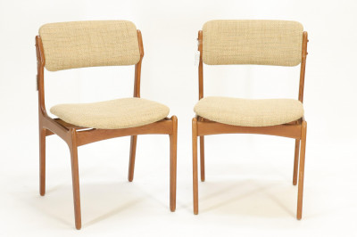 Image for Lot Four Danish Modern Teak Chairs Buch Mobilier