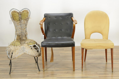 Image for Lot 3 Mid Century Chairs
