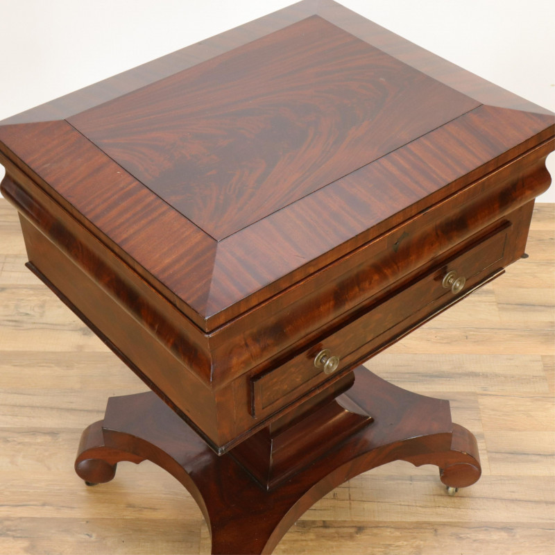 Philadelphia Mahogany Work Table c 1835