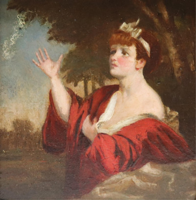 Image for Lot Classical Maiden 19th C manner Sir J Reynolds