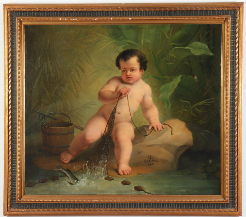 PL Delaval 'The Young Fisherman' C1850 O/C