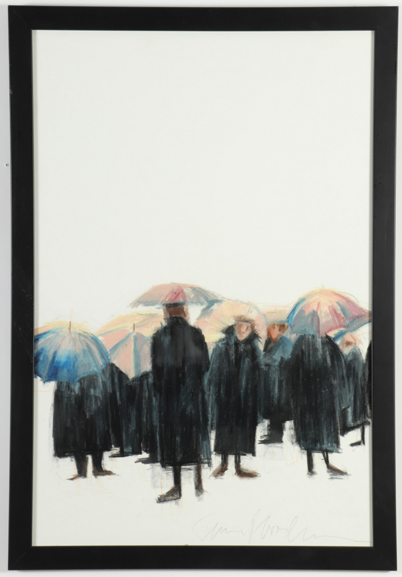 Jeanne Finkelstein Goodman Umbrellas mm on paper