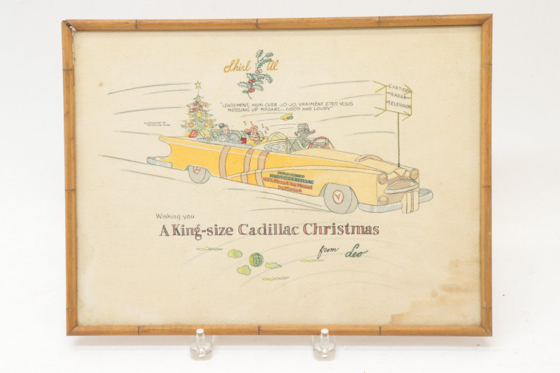 Leo Baxendale A King Size Cadillac Christmas W/C