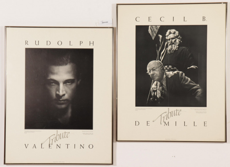 Valentino/De Mille Picture Academy Tribute Posters