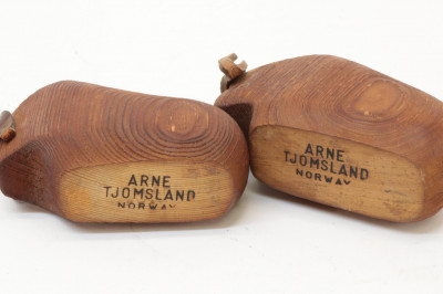 3 Arne Tjomsland Wood Carvings c 1960