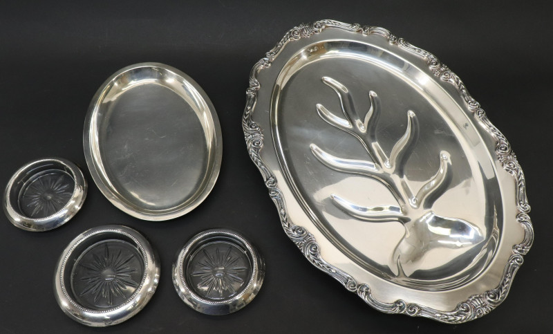 Collection of Pewter and Silverplate