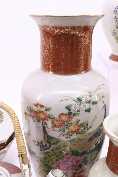 Lot of Vintage Satsuma Porcelain