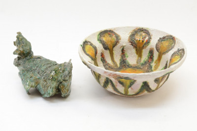 Image for Lot 2 Italian Mid Century Modern Glazed Ceramics