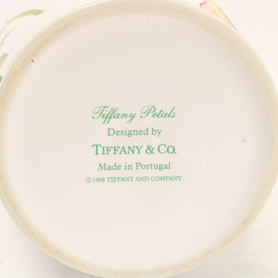 Tiffany Petals' Porcelain Vase by Tiffany Co