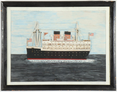 Diorama of the Steam Ship SS Douglas