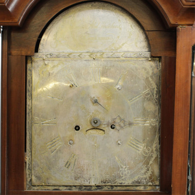 Amer Chippendale Tall Case Clock; Hutchins NH