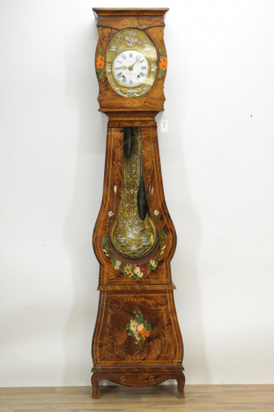 Image for Lot Louis Philippe Tall Case Clock 19th C Herbelin
