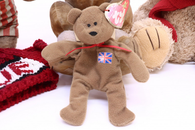 Chad Valley 'Bonzo' Stuffed Dog Teddy Bears