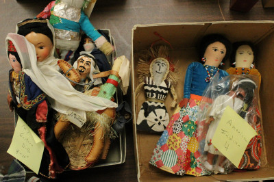 Collection of Souvenir Travel Dolls