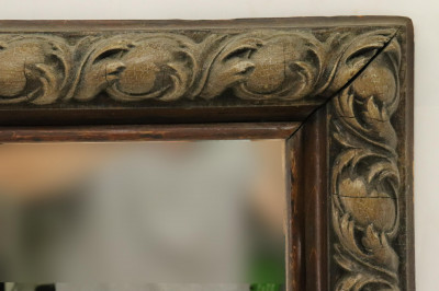 19th C or earlier Continental Wood Carved Frame