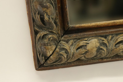 19th C or earlier Continental Wood Carved Frame