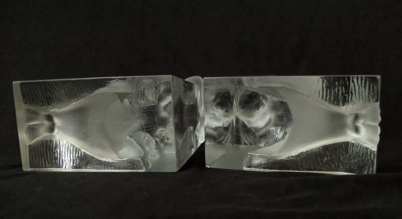Lalique Crystal - Reverie Bookends