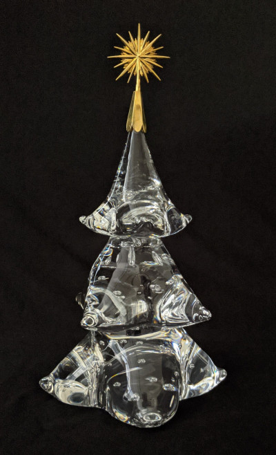 Image for Lot James Houston for Steuben Glass - Christmas Tree